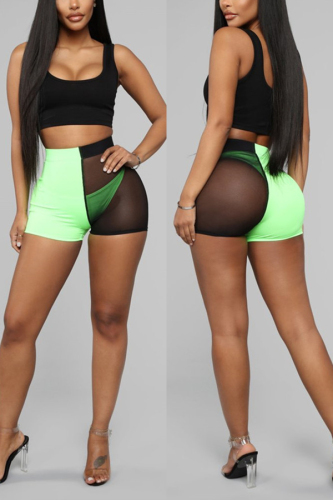 Green Sexy Slim Perspective Three-Piece Set