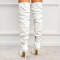 Red Casual Daily Party Patchwork Solid Color Pointed Shoes