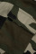 Army Green Casual Street Print Camouflage Print Patchwork Buttons Turn-back Collar Straight Jumpsuits