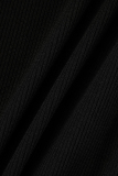 Dark Gray Casual Solid Patchwork Zipper Collar Skinny Jumpsuits