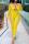 Yellow Sexy Solid Hollowed Out Patchwork See-through Off the Shoulder Skinny Jumpsuits