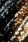 Black Gold Casual Print Patchwork O Neck Straight Dresses
