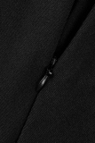Black Sexy Formal Solid Backless Slit Off the Shoulder Evening Dress Dresses