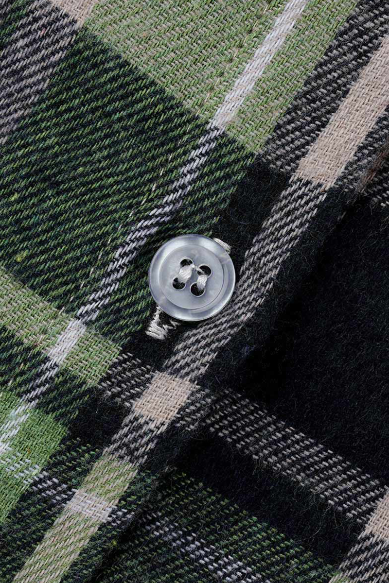 Fashion Casual Plaid Print Patchwork Cardigan Turndown Collar Outerwear(4 Colors)