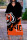 Black Orange Casual Print Patchwork V Neck Long Sleeve Dresses