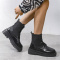 Black Casual Patchwork Frenulum Solid Color Round Keep Warm Comfortable Shoes