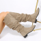 Khaki Casual Daily Patchwork Solid Color Pointed Keep Warm Comfortable Out Door Shoes