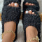 Cream White Casual Daily Living Patchwork Solid Color Round Comfortable Shoes