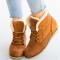 Black Casual Patchwork Solid Color Round Keep Warm Comfortable Shoes