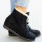Black Casual Patchwork Solid Color Round Keep Warm Comfortable Shoes