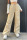 Skin Color Casual Street Solid Patchwork Pocket Loose Low Waist Wide Leg Solid Color Bottoms