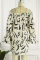 White Street Print Patchwork Off the Shoulder Cake Skirt Dresses