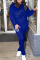 Yellow Casual Solid Patchwork O Neck Long Sleeve Two Pieces