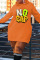 Army Green Casual Print Patchwork Hooded Collar T-shirt Dress Dresses