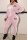 Pink Casual Print Letter Zipper Collar Long Sleeve Two Pieces