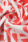 Black White Casual Print Patchwork O Neck One Step Skirt Dresses