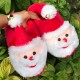 Red Casual Living Patchwork Round Keep Warm Comfortable Shoes