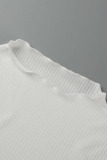 Khaki Elegant Solid Patchwork See-through Half A Turtleneck Pencil Skirt Dresses