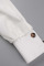 White Casual Elegant Solid Patchwork Buttons Fold With Belt Turndown Collar Straight Jumpsuits