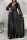 Black Casual Elegant Solid Bandage Patchwork Fold V Neck Straight Dresses