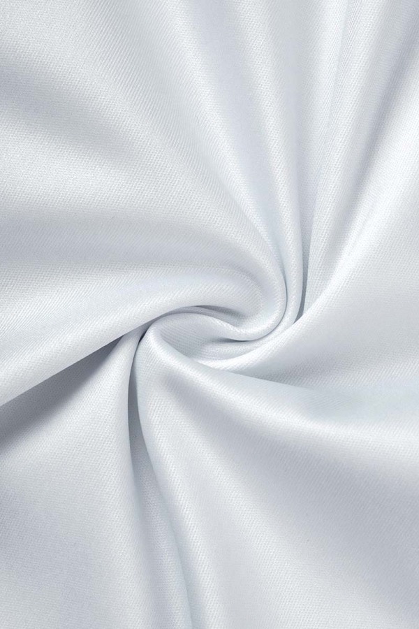 Wholesale White Khaki Casual Print Patchwork V Neck Long Sleeve Dresses ...