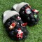 Black Casual Living Patchwork Round Keep Warm Out Door Shoes