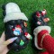 Apricot Casual Living Patchwork Round Keep Warm Out Door Shoes