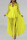 Yellow Sexy Solid Patchwork With Belt V Neck Straight Jumpsuits
