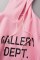Pink Street Print Letter Hooded Collar Long Sleeve Two Pieces