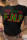 Black Casual Street Print Patchwork Letter O Neck T-Shirts