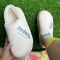 White Casual Living Letter Printing Round Keep Warm Comfortable Shoes