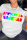 White Casual Street Print Patchwork Letter O Neck T-Shirts
