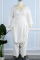 White Sexy Street Solid Pocket Asymmetrical Oblique Collar Harlan Jumpsuits