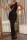 Black Sexy Patchwork Sequins See-through Slit Oblique Collar Sleeveless Dress Dresses