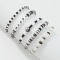Black White Daily Letter Bracelets