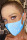Blue Casual Solid Patchwork Hot Drill Mask