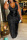 Black Sexy Solid Patchwork Backless Fold Halter One Step Skirt Plus Size Dresses