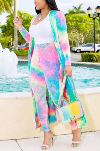 Pink Fashion Sexy Patchwork Print Straight Long Sleeve