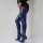 Blue Casual Patchwork Solid Color Pointed Keep Warm Comfortable Shoes (Heel Height 4.72in)