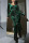 Green Elegant Solid Patchwork Fold Square Collar One Step Skirt Dresses