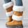 Ginger Casual Patchwork Contrast Round Keep Warm Comfortable Out Door Shoes