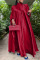 Green Casual Solid Patchwork Turtleneck Straight Dresses