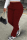 Burgundy Street Solid Draw String Plus Size