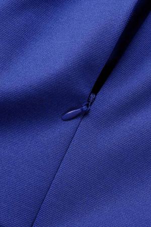 Purple Elegant Solid Patchwork Fold Asymmetrical Asymmetrical Collar ...