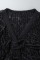 Rose Red Casual Solid Patchwork Cardigan Outerwear