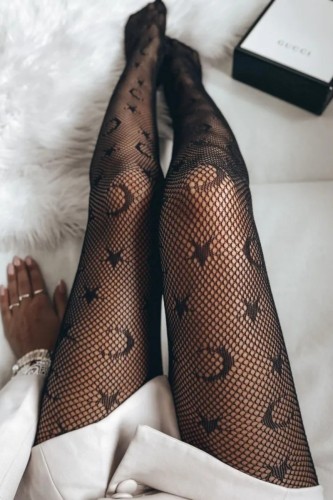 Black Sexy Solid Hollowed Out See-through Lingerie