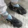 Camouflag Gray Casual Hollowed Out Round Comfortable Shoes