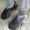White Casual Hollowed Out Round Comfortable Shoes