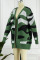 Pink Casual Print Camouflage Print Patchwork Outerwear