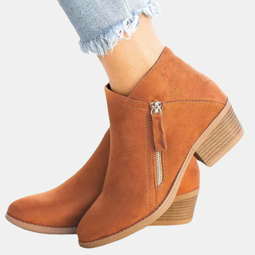 Orange Casual Patchwork Solid Color Pointed Comfortable Shoes (Heel Height 1.57in)